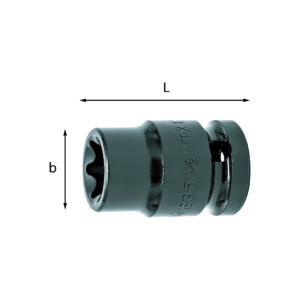 COPA HEMBRA TORX DE IMPACTO 235 1/2 MTX E10
